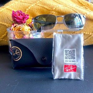ClassicRayban Sunglasses gunmetal G15 Pillow lens